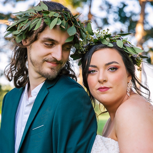 Earthy Boho Wedding Crown
